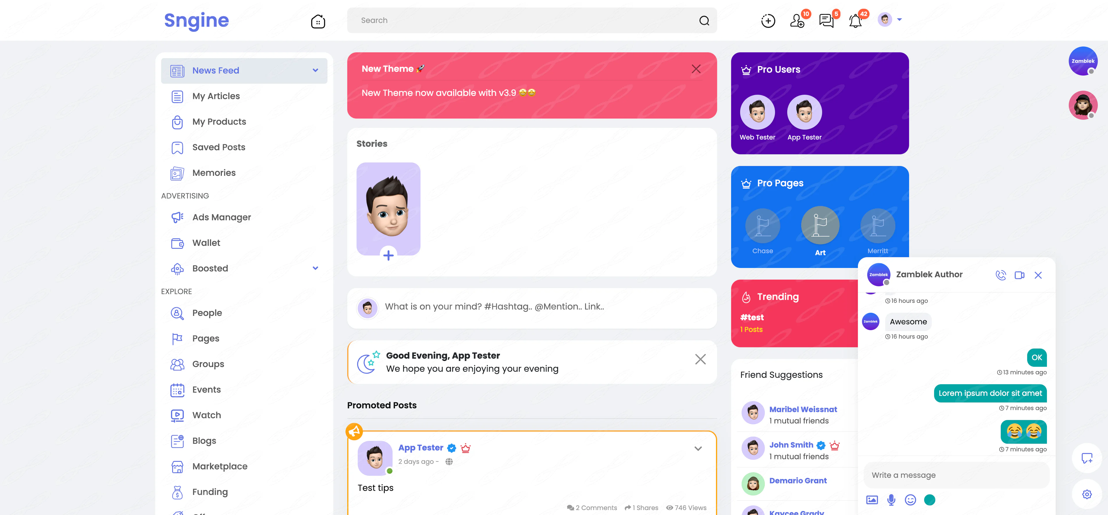 Sngine – The Ultimate PHP Social Network Platform